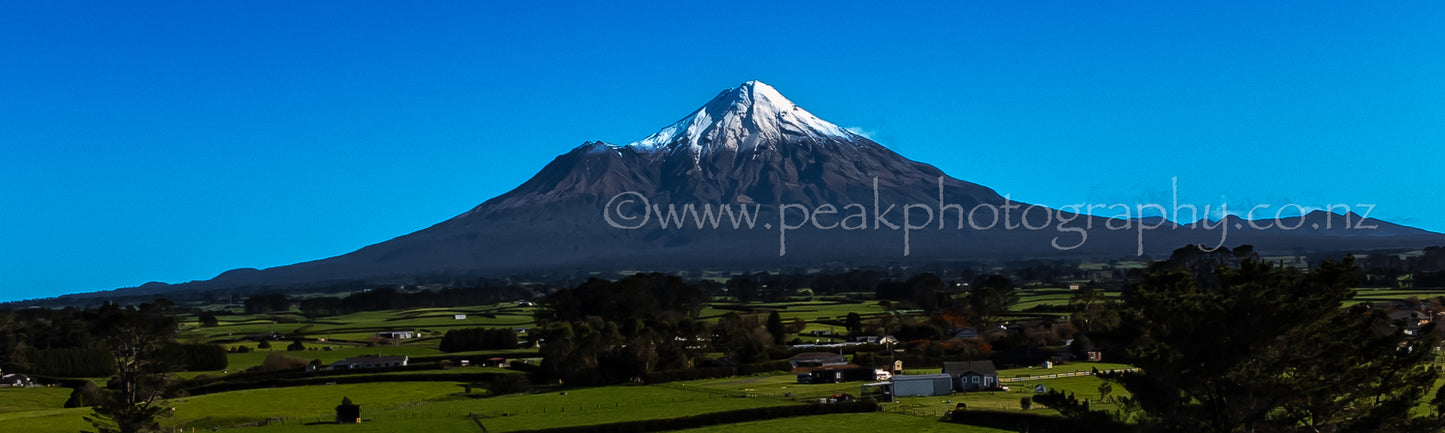 Mount Taranaki/Egmont Panorama Canvas - Choose Your size