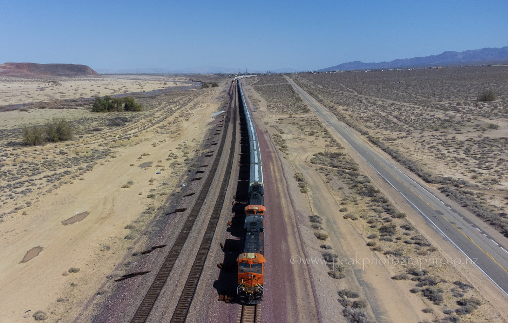 Train and Route 66 Photographic Canvas - Choose your size