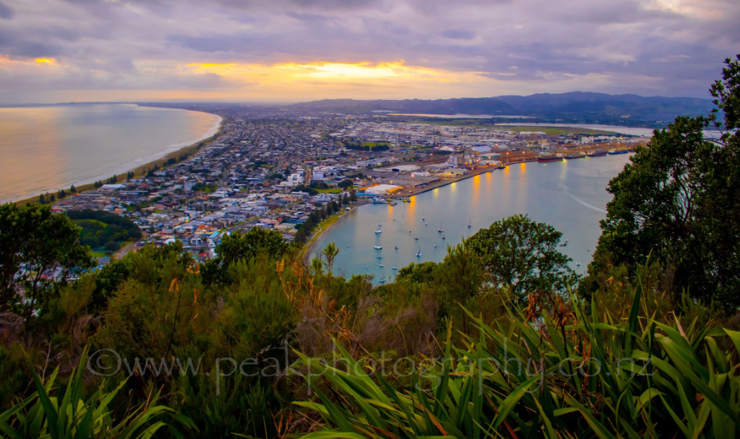Sunrise atop Mount Maunganui - Choose your size