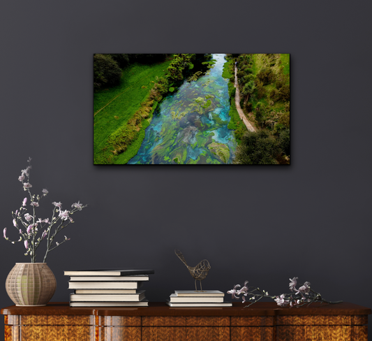 Blue Springs Canvas #1 - Putararu - New Zealand - Choose your Size